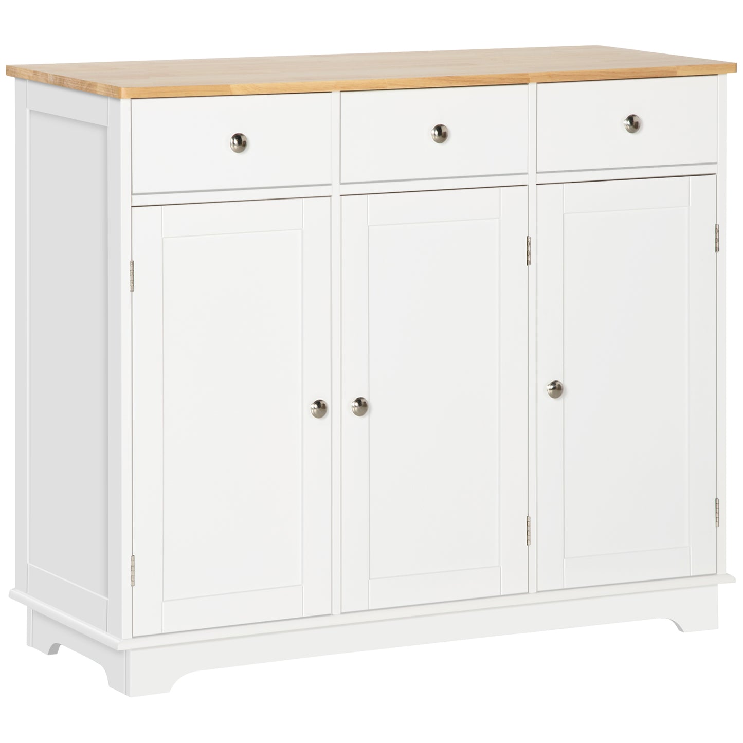 Buffet moderne avec rangement tiroirs et tablettes ajustables