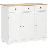 Buffet moderne avec rangement tiroirs et tablettes ajustables