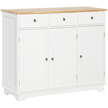 Buffet moderne avec rangement tiroirs et tablettes ajustables