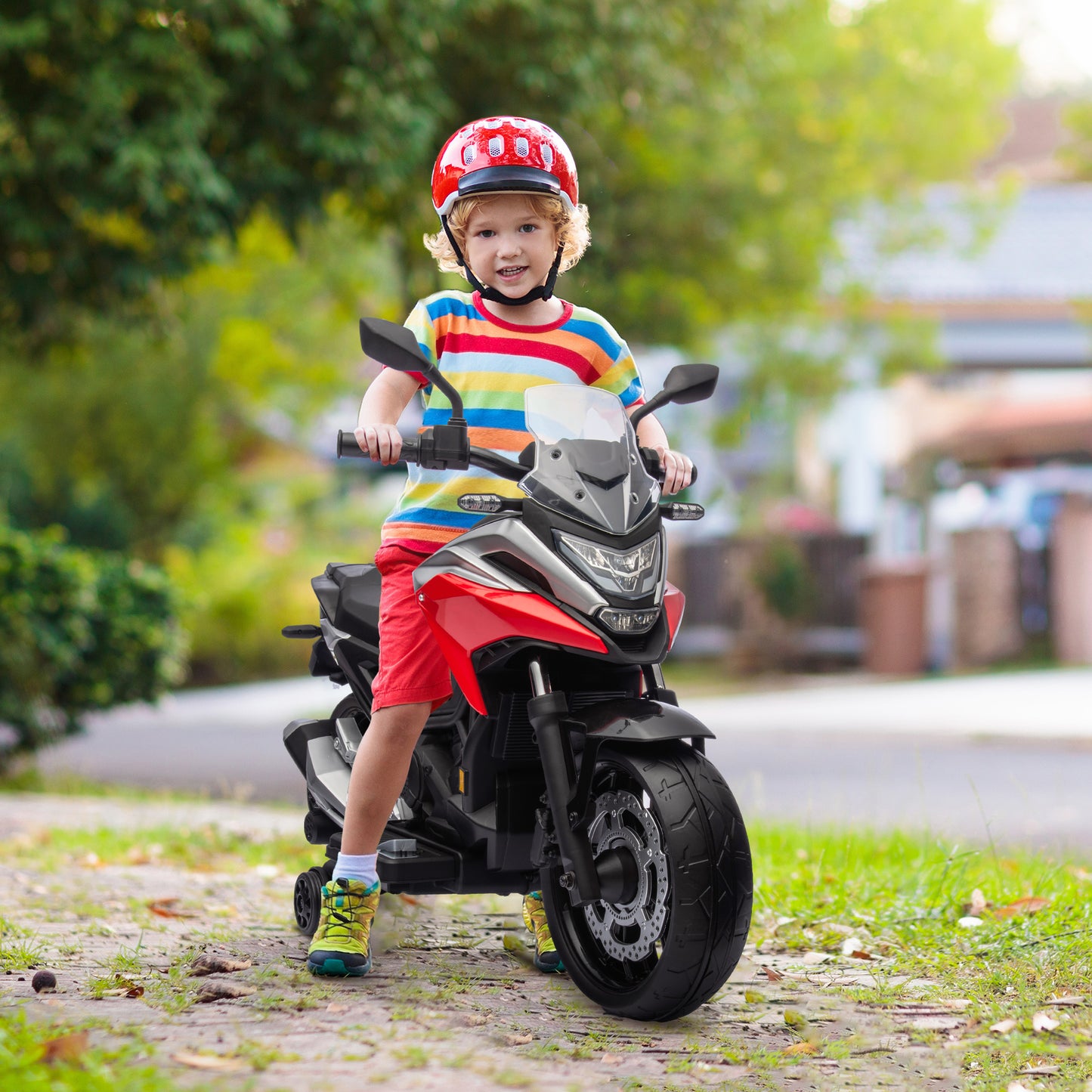 Moto électrique Honda 12V pour enfants avec phares