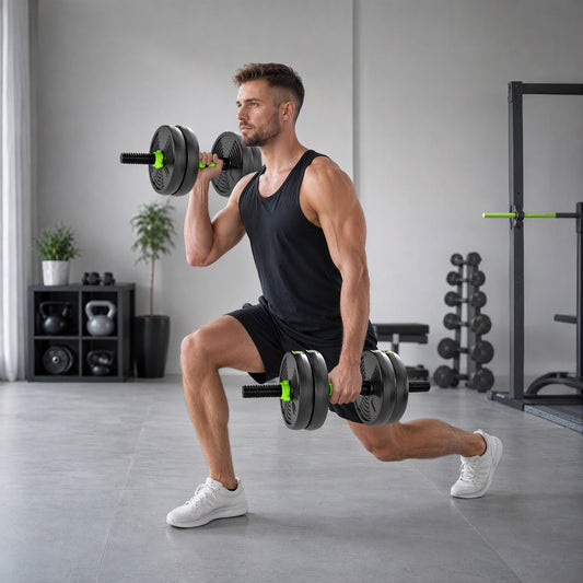 Haltères ajustables 4 en 1 — 15 kg