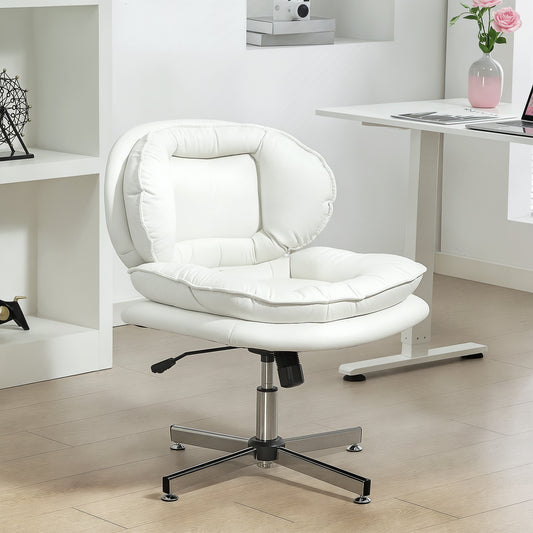 Chaise de bureau sans accoudoirs large et inclinable