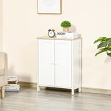 Armoire de rangement avec portes et tablettes réglables