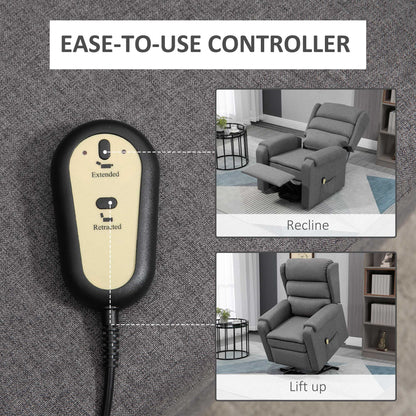 Fauteuil releveur électrique inclinable avec repose-pieds