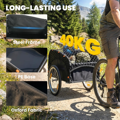 Remorque cargo vélo 170 L roues 20 po
