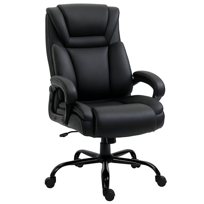 Chaise de bureau ergonomique haute en similicuir 181 kg