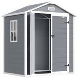 Abri de jardin en plastique avec double porte et verrou