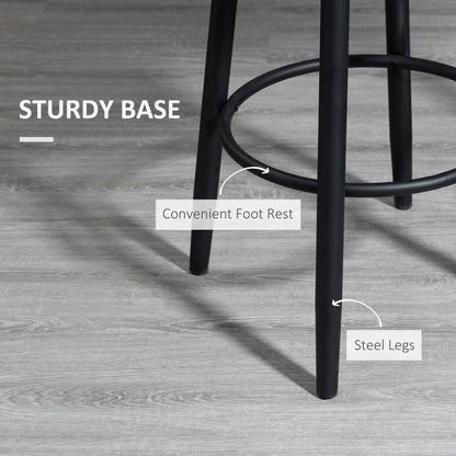 Tabourets de bar pivotants ensemble de 2 extra hauts