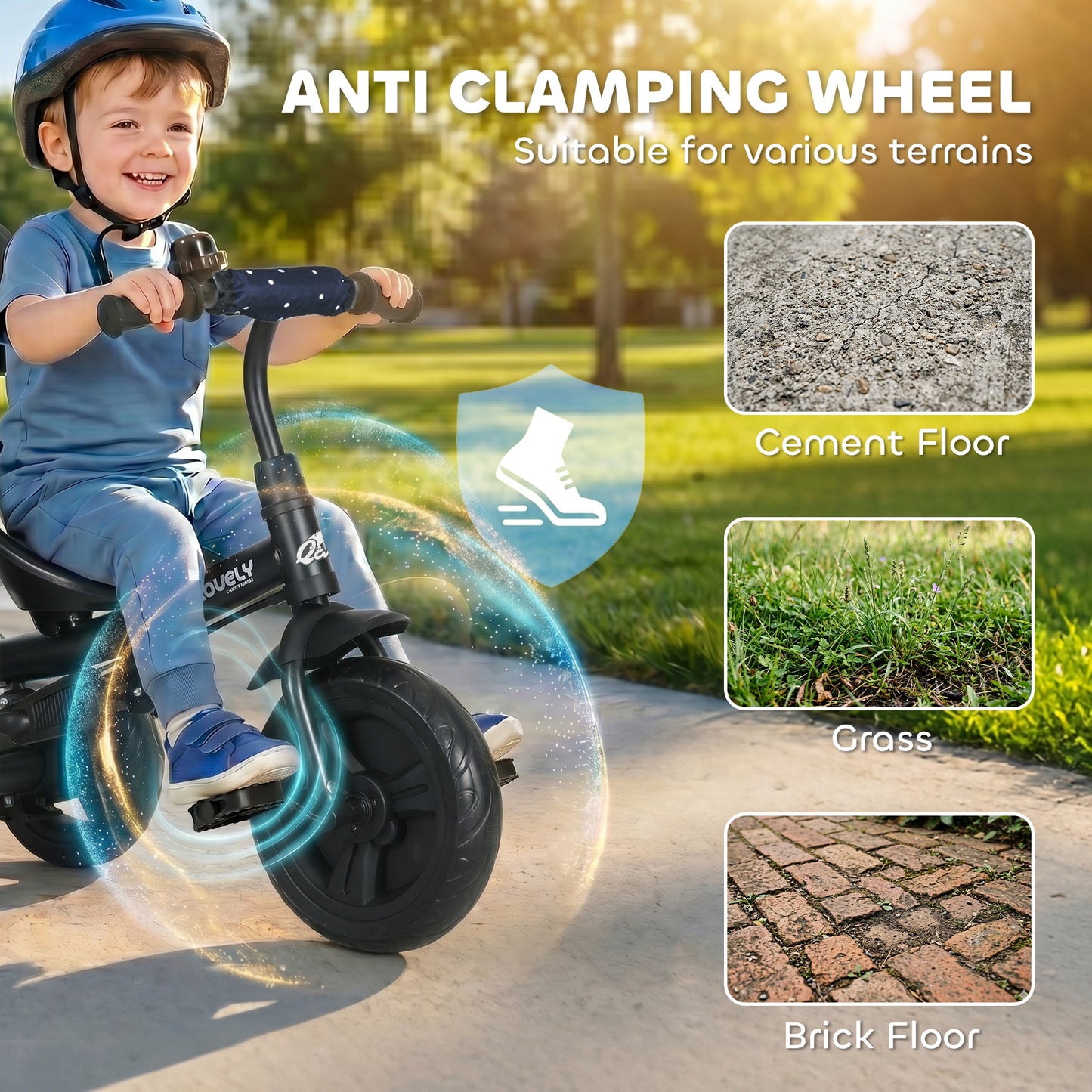 Tricycle évolutif 6-en-1 pour tout-petits