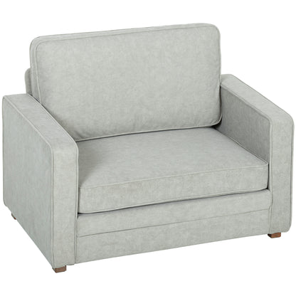 Fauteuil accent velours siège large ressorts ensachés
