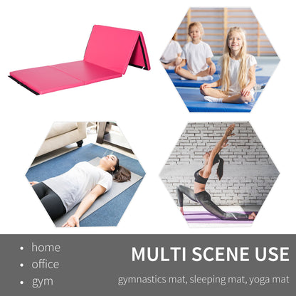 Tapis de gymnastique pliable épais pour entraînement