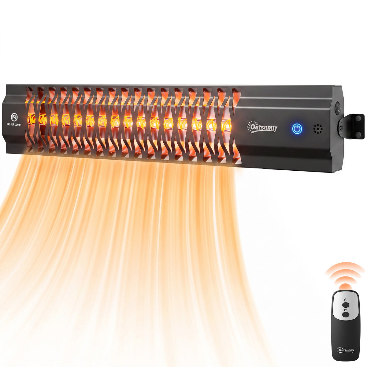Chauffage électrique mural 1500 W infrarouge