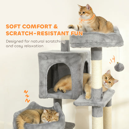 Arbre à chat multi-niveaux 192 cm avec 8 griffoirs