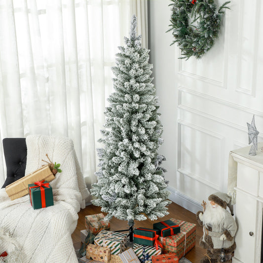 Arbre de Noël crayon floqué