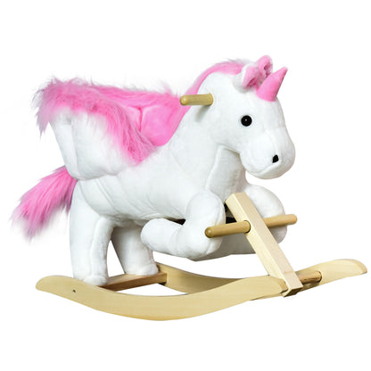 Cheval à bascule pour bébé avec sons musicaux