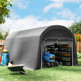 Abri de rangement portable 10' x 15' avec porte