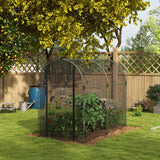  Galvanized Steel Protection Cage 120x240cm with Zippered Door