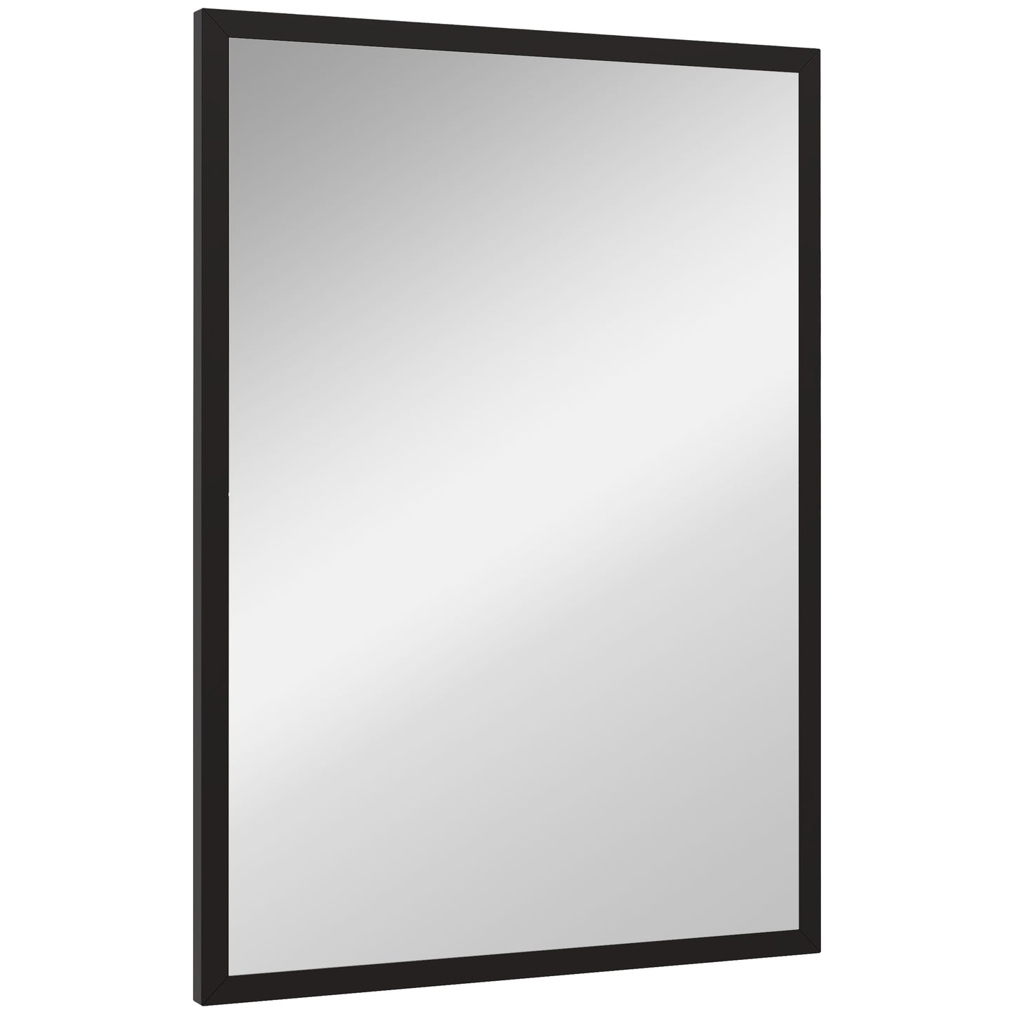 Miroir mural rectangulaire à cadre élégant