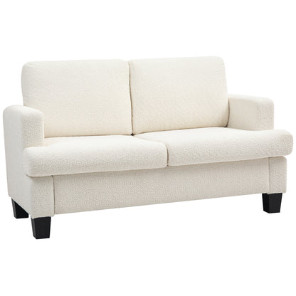 Sofa 2 places en chenille avec coussins lavables