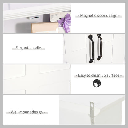 Armoire murale de salle de bain avec étagère réglable