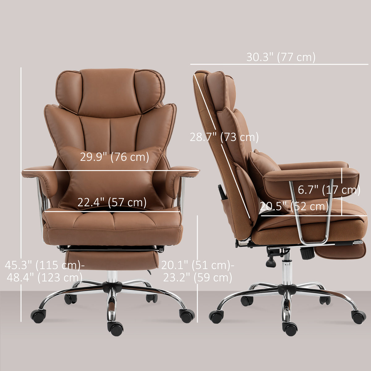 Chaise de bureau ergonomique de massage robuste