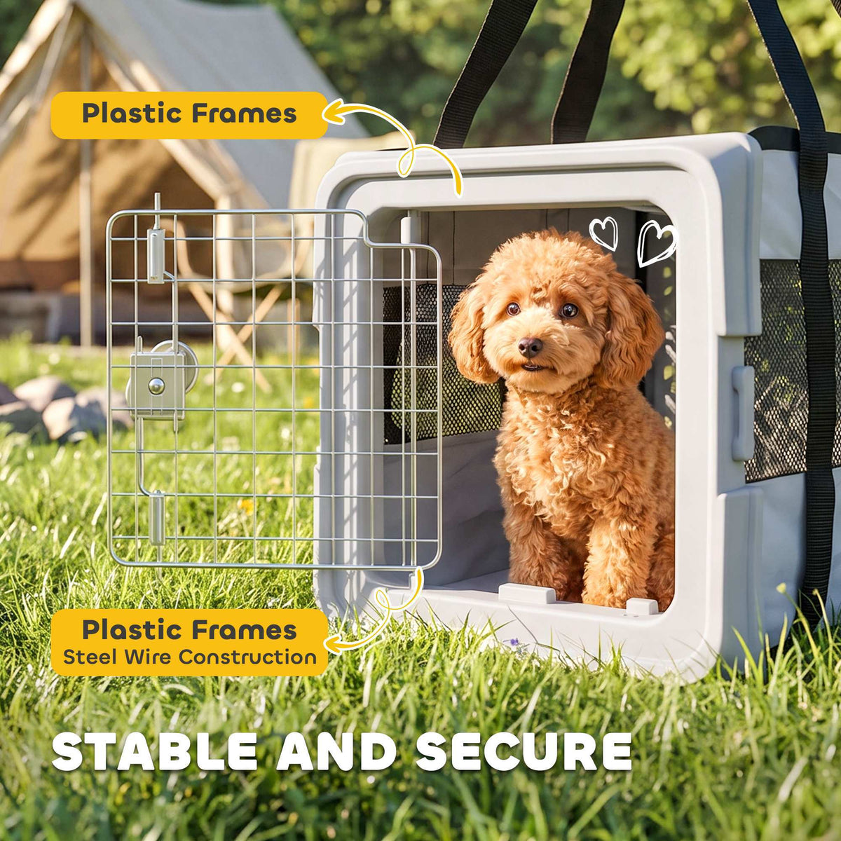 Sac de transport souple pour petit animal pliable
