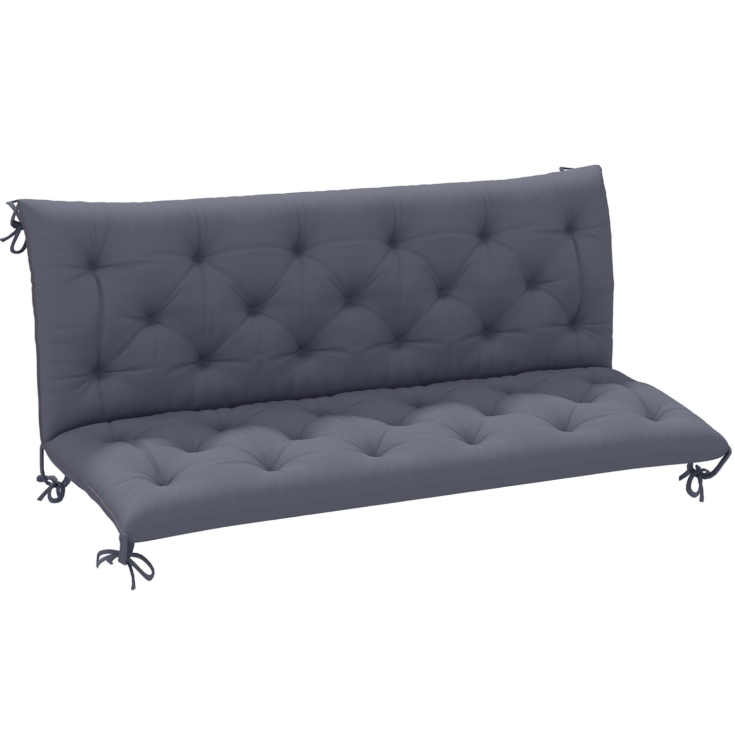 Coussin de balancelle 3 places avec dossier antidérapant