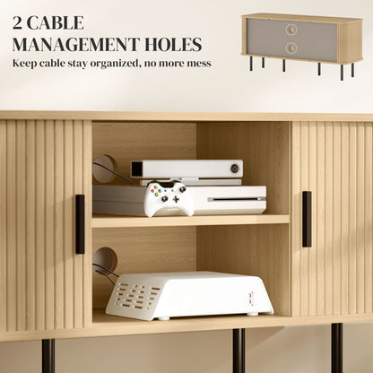 Meuble TV avec rangement pour télé jusqu'à 55 po