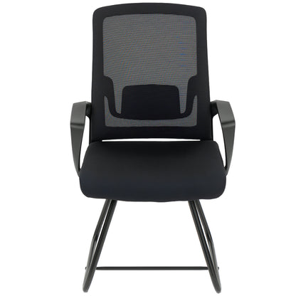 Chaise de bureau sans roulettes support lombaire mesh