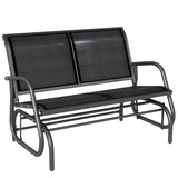 Balançoire de jardin double à bascule pour patio