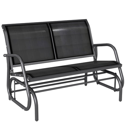 Balançoire de jardin double à bascule pour patio