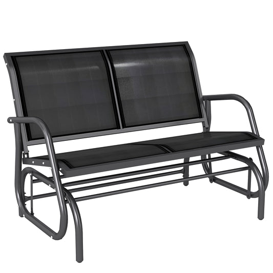 Balançoire de jardin double à bascule pour patio