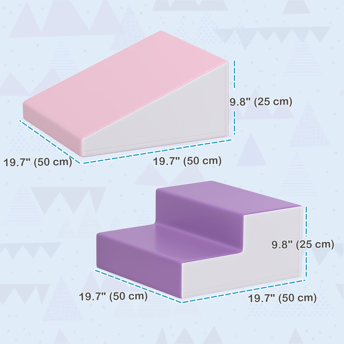 Ensemble de blocs de jeu mous d'escalade — Lot de 2