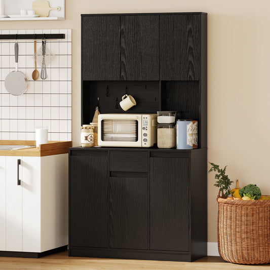 Armoire de cuisine garde-manger avec station de recharge