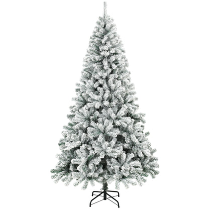 Arbre de Noël artificiel floqué de neige 183 cm