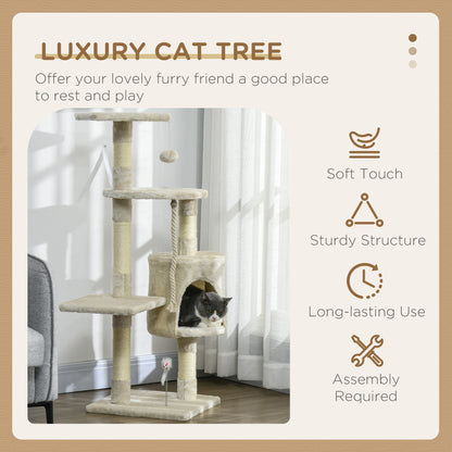Arbre à chat multiétage avec griffoirs en sisal