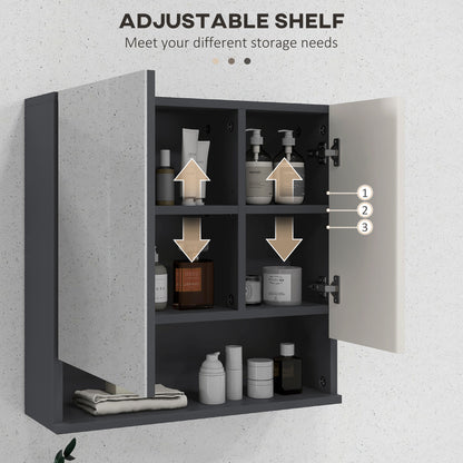Armoire de pharmacie murale avec miroir
