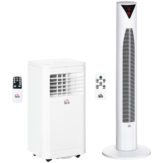 Climatiseur portatif et ventilateur ensemble 8000 BTU 344 pi²