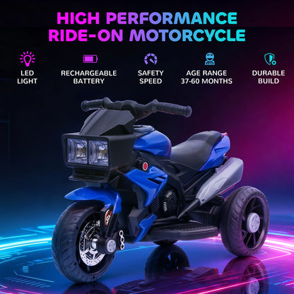 Moto électrique pour enfants 6V avec pédales musique phares