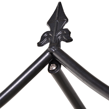 Arche de jardin décorative 244 cm acier treillis