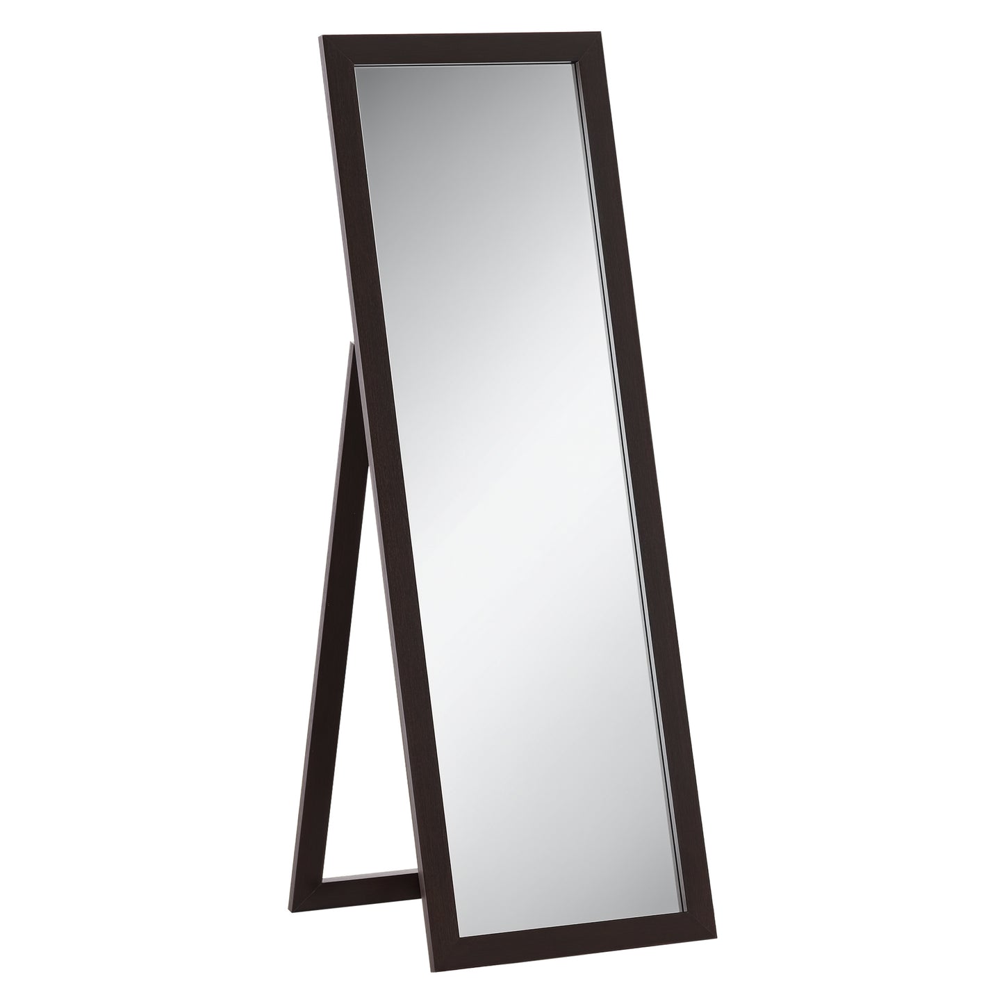 Miroir pleine longueur rectangulaire 147 x 51 cm avec cadre