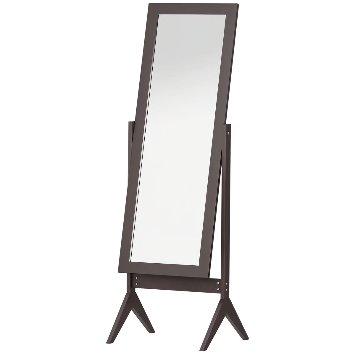 Miroir sur pied pleine longueur inclinable