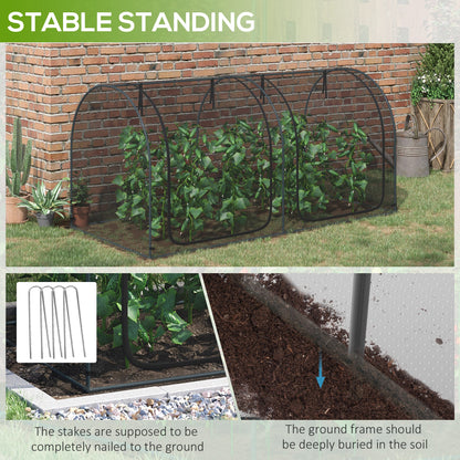 Cage de Protection 8' x 3' avec 3 Portes