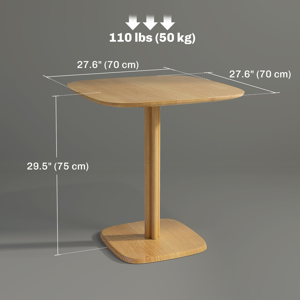 Table à manger moderne en bois