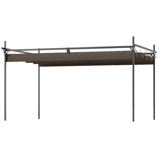 Pergola métallique autoportante avec toit rétractable UPF30+