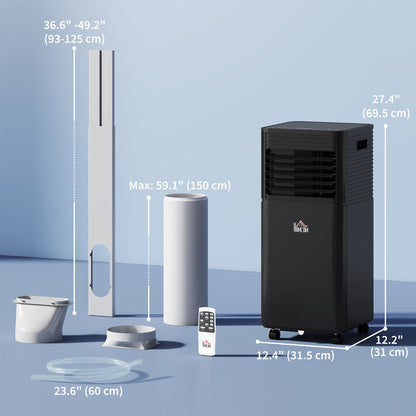Climatiseur portable 10000 BTU avec déshumidificateur et ventilateur