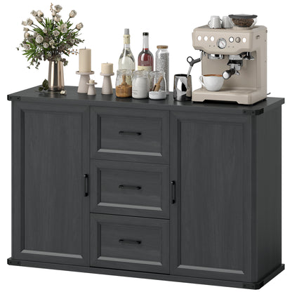 Buffet de cuisine avec tiroirs et portes