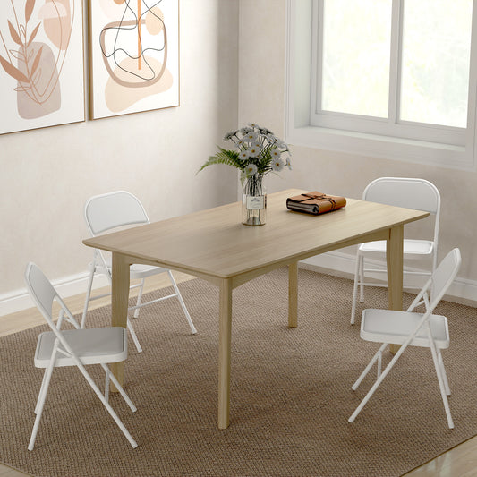 Ensemble de 4 chaises pliantes en métal