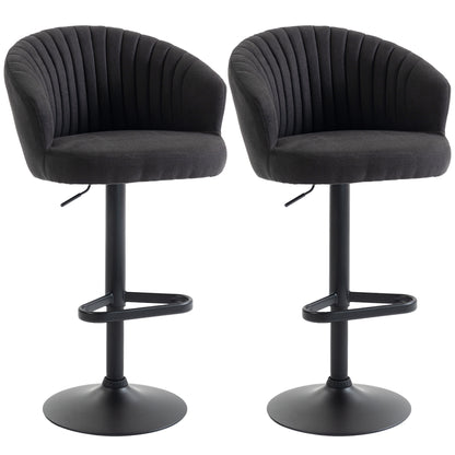 Tabourets de bar pivotants ajustables ensemble de 2