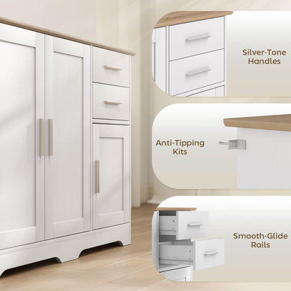 Buffet de cuisine moderne avec tiroirs